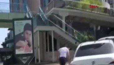 İstanbul'da yol verme kavgası
