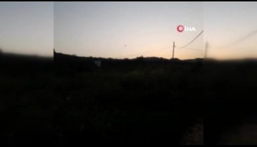 Bursa'da helikopter zeytin bahçesine düştü!
