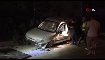 Bursa'da alkollü sürücü bariyerlere çarptı: Ağır yaralandı