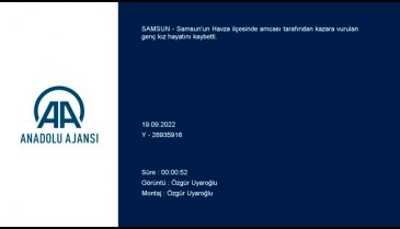 Samsun'da kaza kurşununda can verdi