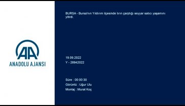 Bursa Yıldırım'da TIR'ın çarptığı seyyar satıcı hayatını kaybetti