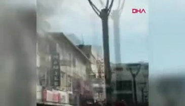 Ankara'da 2 katlı binada yangın çıktı