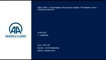 Cumhurbaşkanı Erdoğan FIFA Başkanının hediyesi topa kafa attı
