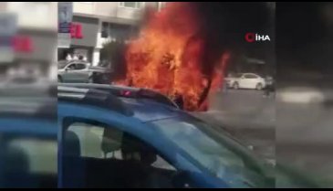 Borçları nedeniyle bunalım geçirdi, aracını ateşe verdi
