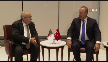 Dışişleri Bakanı Çavuşoğlu Cezayirli mevkidaşıyla görüştü