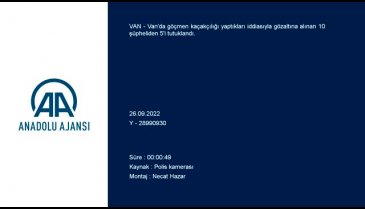 Van'da göçmen kaçakçılığı şüphelisi 5 kişi tutuklandı