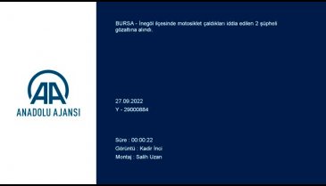 Bursa'da motosiklet çaldığı iddia edilen 2 kişi yakalandı
