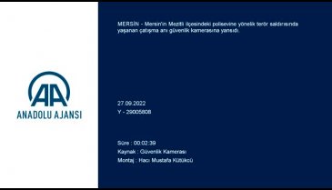 Mersin'de kahraman polis, teröristi böyle etkisiz hale getirdi