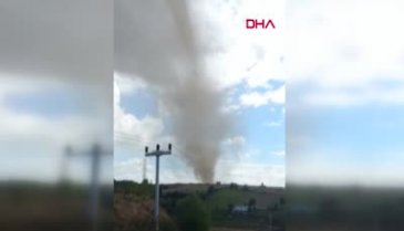 Tekirdağ'da hortum çıktı