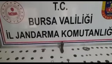 Bursa'da tarihi eser operasyonu