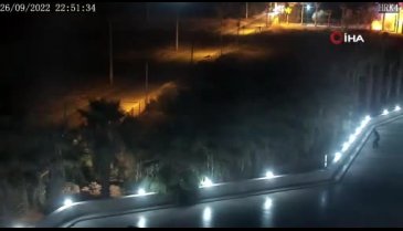 Mersin'de teröristlerin kendini patlatma anı kameraya yansıdı