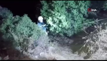 Manisa'da bir kişi 30 metrelik uçurumdan  düştü