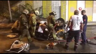 İstanbul'da otomobil köprüden uçtu: 1 ölü, 1 yaralı