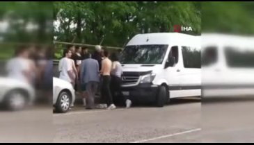Bursa'da amatör lig maçı sonrası ortalık savaş alanına döndü