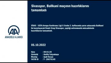 Sivasspor, Ballkani maçının hazırlıklarını bitirdi