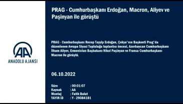 Erdoğan, Aliyev ve Paşinyan bir araya geldi