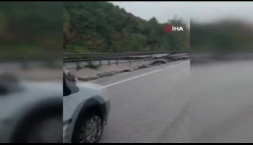 Bursa'da tır yamaca çarptı: 1 yaralı