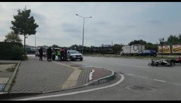 Bursa'da sürücü adayları kaza yaptı