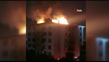 Denizli'de yangın paniği