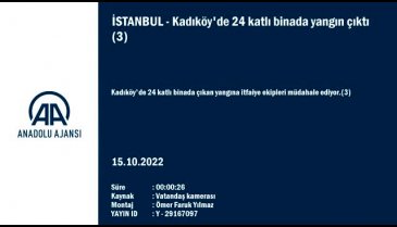 İstanbul'da rezidansta çıkan yangın bütün binayı sardı