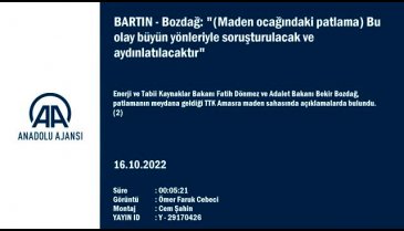 Bakan Dönmez'den Bartın açıklaması: O alan kapatılacak