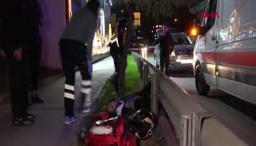Bursa'da motor sürücüsü viyadükten yuvarlandı