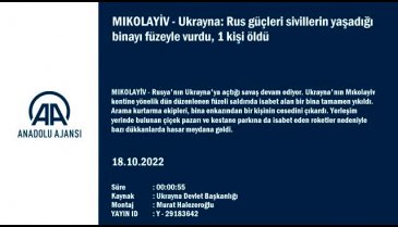 Rus güçleri, Ukrayna'da sivillerin yaşadığı binayı füzeyle vurdu
