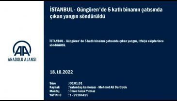 İstanbul'da 5 katlı binanın çatısında yangın çıktı