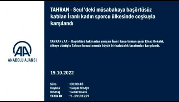 Başörtüsü takmayarak protesto yaptığı iddia edilen İranlı sporcu, ülkesinde coşkuyla karşılandı