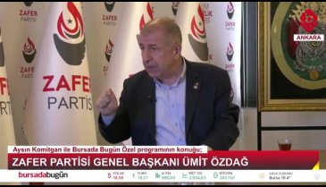 Ümit Özdağ'dan Bursada Bugün'e özel açıklamalar: Bursa'ya sesleniyorum, buna izin vermeyin