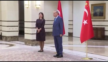 Cumhurbaşkanı Erdoğan, Uganda ve Hollanda büyükelçilerinin güven mektuplarını kabul etti