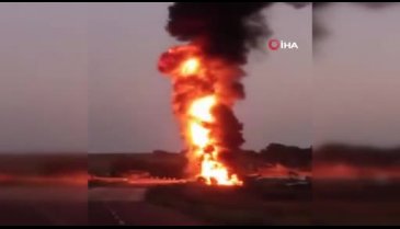 Hindistan'da akaryakıt yüklü tanker patladı: 2 ölü, 25 yaralı