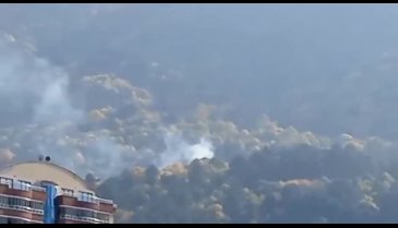 Bursa Uludağ eteklerinde yangın