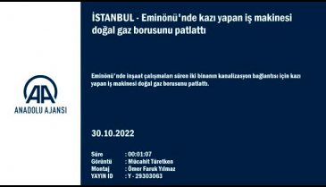 İstanbul'da iş makinesi kazı yaparken doğalgaz borusunu patlattı