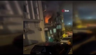 İstanbul'da korkutan otel yangını!