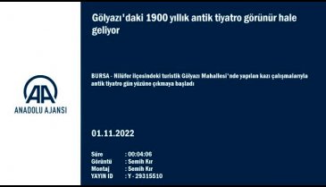 Bursa Gölyazı'daki 1900 yıllık antik tiyatro görünür hale geliyor