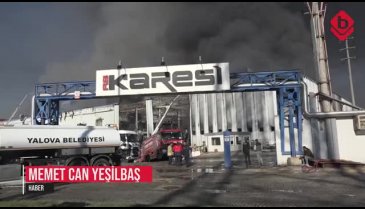 Bursa'da fabrikanın merkezinde yangın devam ediyor