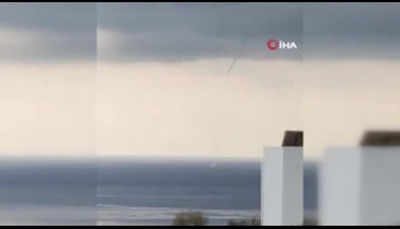 Antalya'da hortum panik oluşturdu