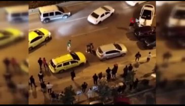 Bursa'da kaza sonrası tekmeli yumruklu kavga!