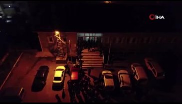 Çete operasyonu polis kamerasına yansıdı
