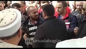 Bursa'da yangında hayatını kaybeden 9 kişiye Bakan Soylu'nun katıldığı cenaze töreniyle acı veda