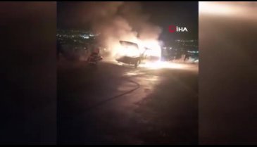 Muğla'da elektrik tesisatından çıkan yangın otomobili küle çevirdi