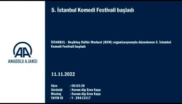 5. İstanbul komedi festivali başladı