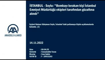 Bakan Soylu açıkladı: Bombayı bırakan yakalandı