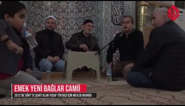 Bursa'da şehit Yusuf Tüfekçi için mevlid okutuldu