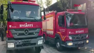 Manisa'da sanayi sitesinde yangın: 1 yaralı