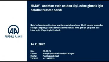 Hatay'da evde unuttuğu anahtarı almak isterken asılı kaldı