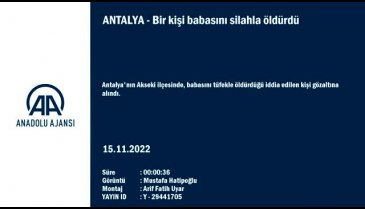 Antalya'da baba ile oğul tartışması kanlı bitti