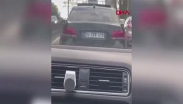 İstanbul'da makas atan sürücünün ehliyeti iptal edildi