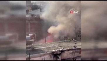 Bursa'da madde bağımlıları hurda deposunu yaktı